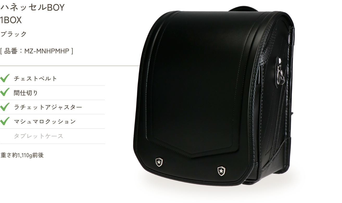 ハネッセルBOY BOX