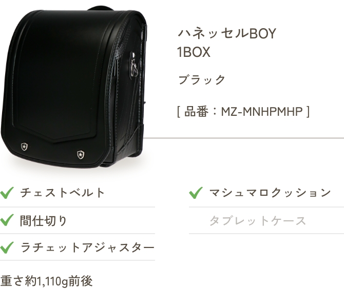 ハネッセルBOY BOX