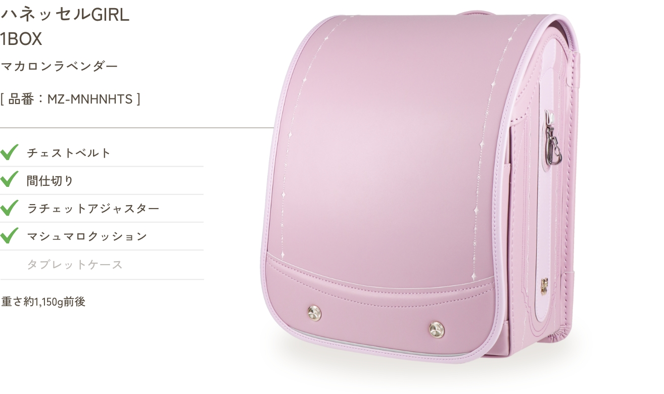 ハネッセルGIRL 1BOX