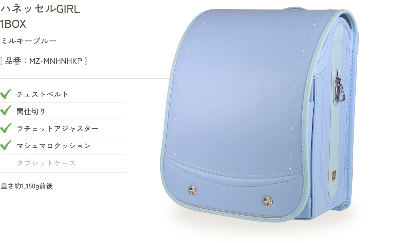ハネッセルGIRL 1BOX