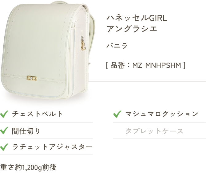 ハネッセルGIRL アングラシエ