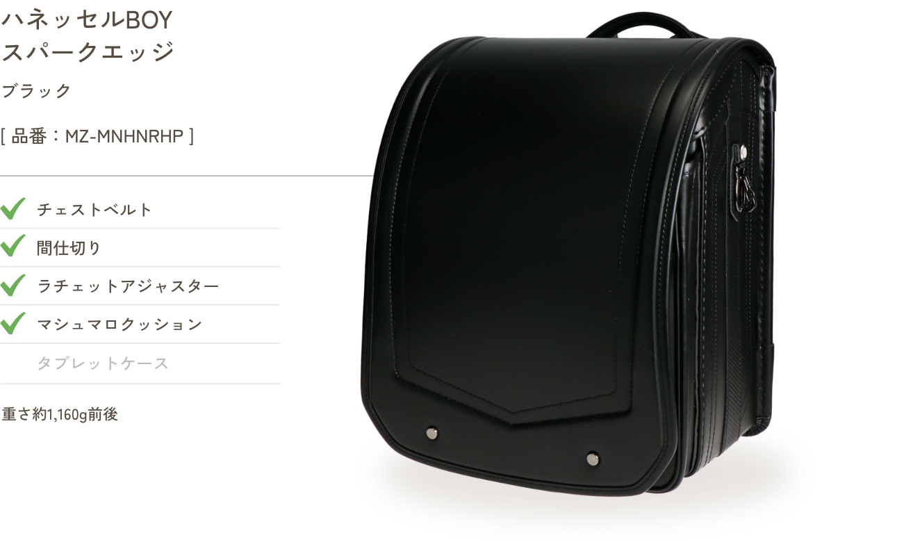 ハネッセルBOY スパークエッジ