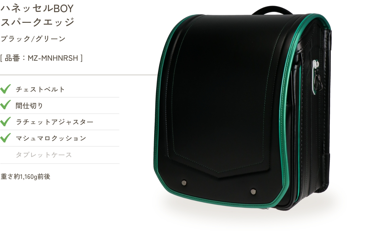 ハネッセルBOY スパークエッジ