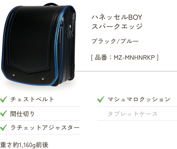 ハネッセルBOY スパークエッジ