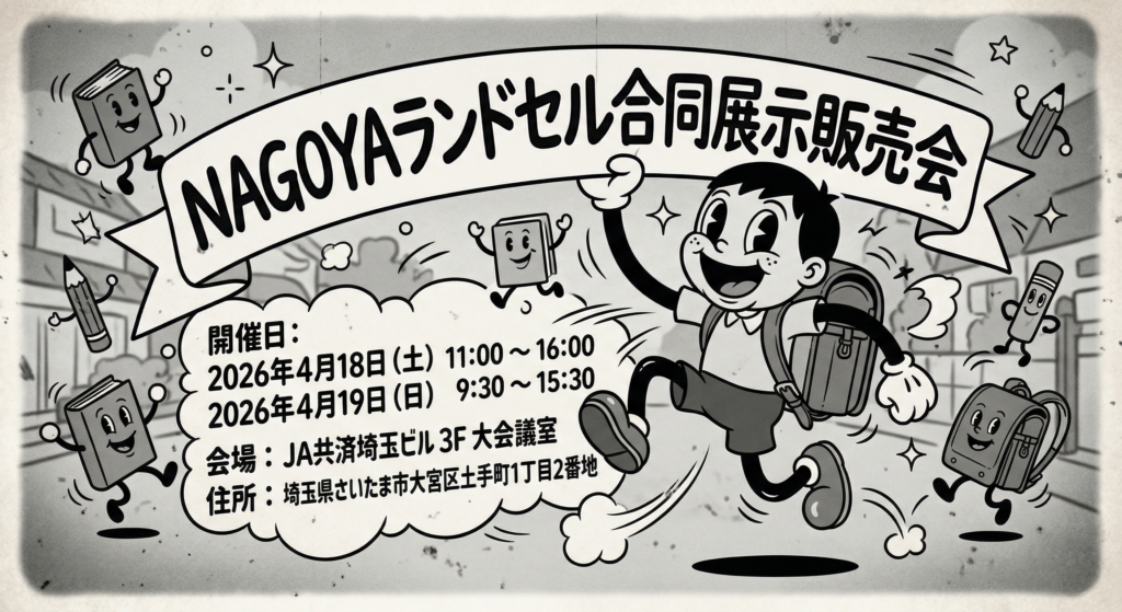 【2027年度】埼玉のランドセル展示会は「大宮」の1回限り！水野鞄店の人気モデルを体感できるラストチャンス