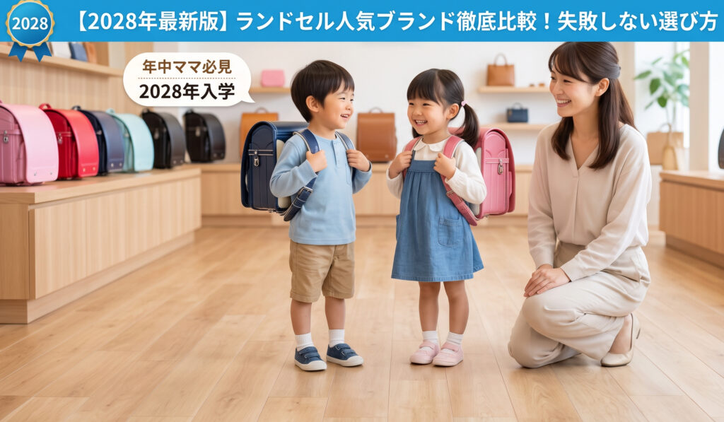 【2028年最新版】ランドセル人気ブランド徹底比較！失敗しない選び方