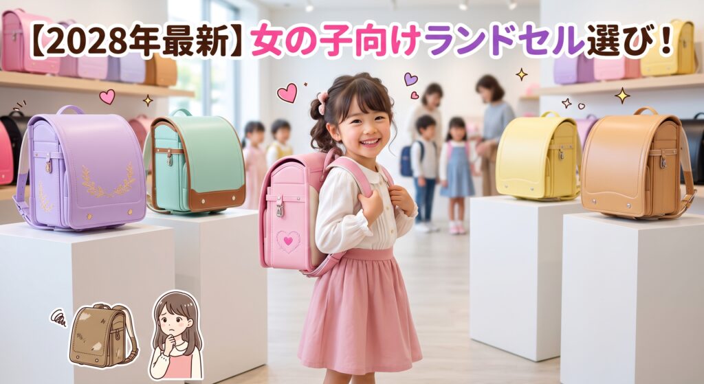 【2028年最新】女の子向けランドセル選び！人気カラー・失敗談・おすすめ5ブランド